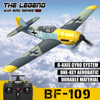 Samolot RC VolantexRC BF-109 stabilizacja dla początkujących